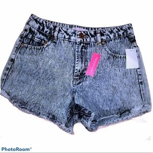 Charlotte Russe Cheeky Shorts Blue Size 4